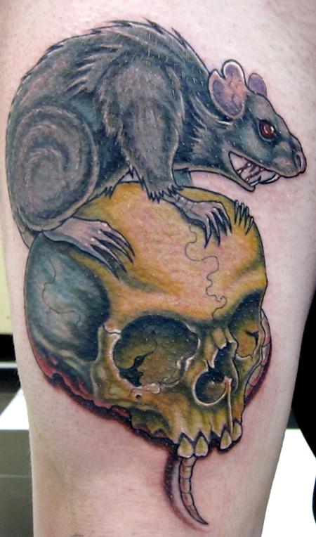 Trent Edwards - rat and skull